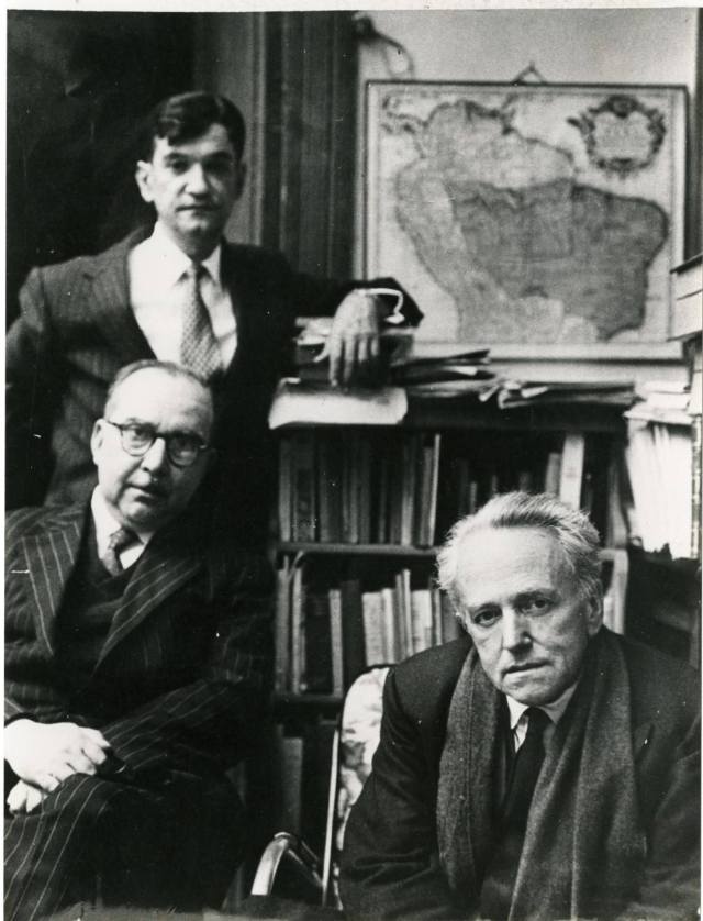 Juan Mejia Baca, Martin Adan y Raul Porras Barrenechea