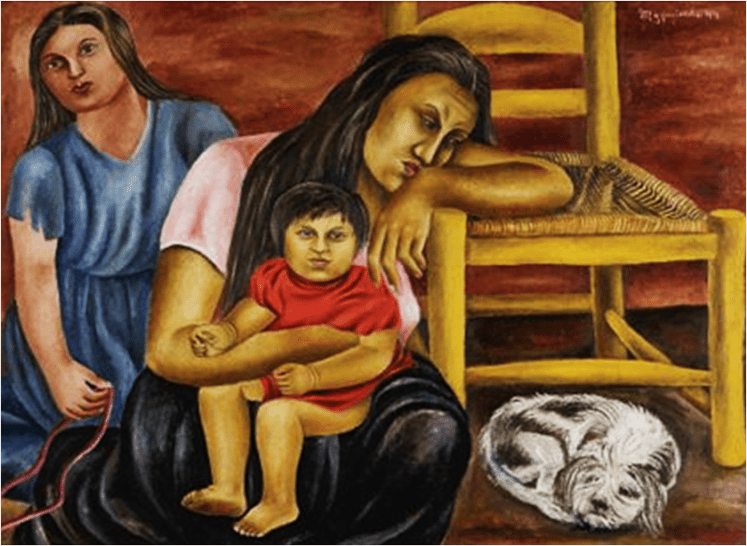 madre proletaria Maria Izquierdo 75x105 1944