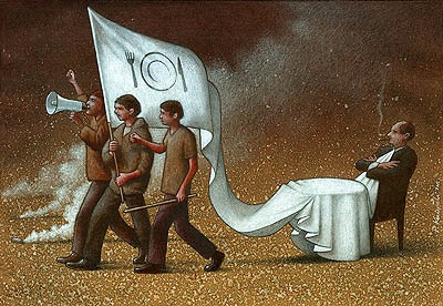 manifestación pavel kuchisky