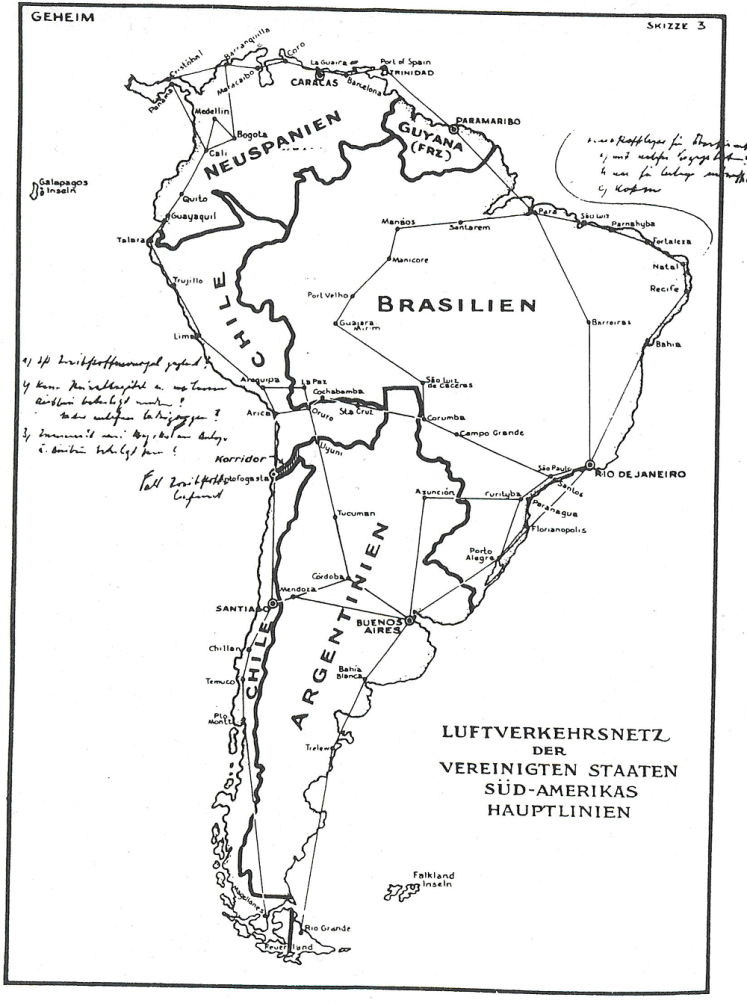 Mapa de Latinoamerica hecho por britanicos